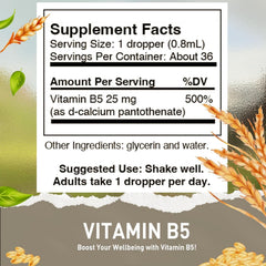 Close-up of HoneyCombs Vitamin B5 bottle emphasizing product integrity