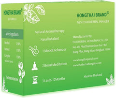 HONG THAI nasal inhaler packaging detail with traditional blend.
