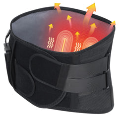 HONGJING heated back massager belt with compact design for portable relief
