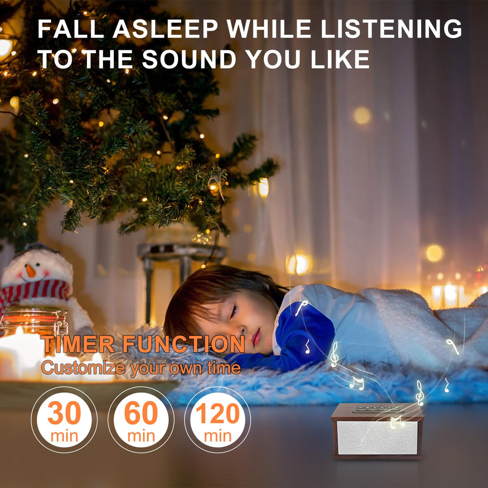 Hongut Bluetooth speaker function adds music to your sleep routine.