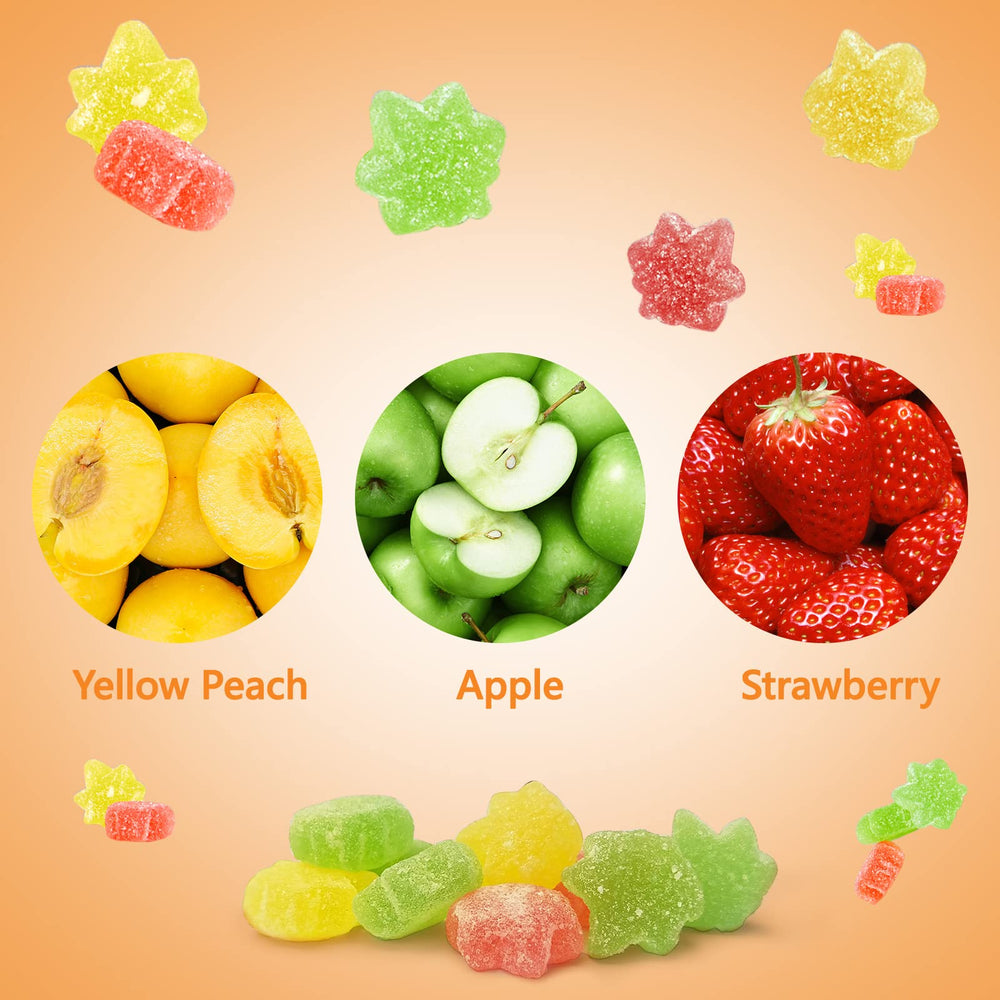 HOOLOO gummy bottle overview highlighting 450,000mg strength.