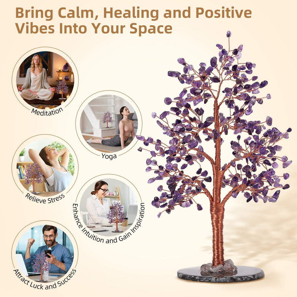 Hopeseed Amethyst Tree makes a thoughtful spiritual gift for friends and family.