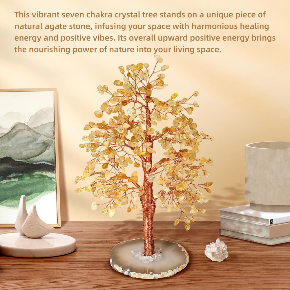 Hopeseed Citrine Chakra Tree makes a thoughtful gift with timeless natural beauty.