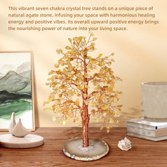 Hopeseed Citrine Chakra Tree makes a thoughtful gift with timeless natural beauty.