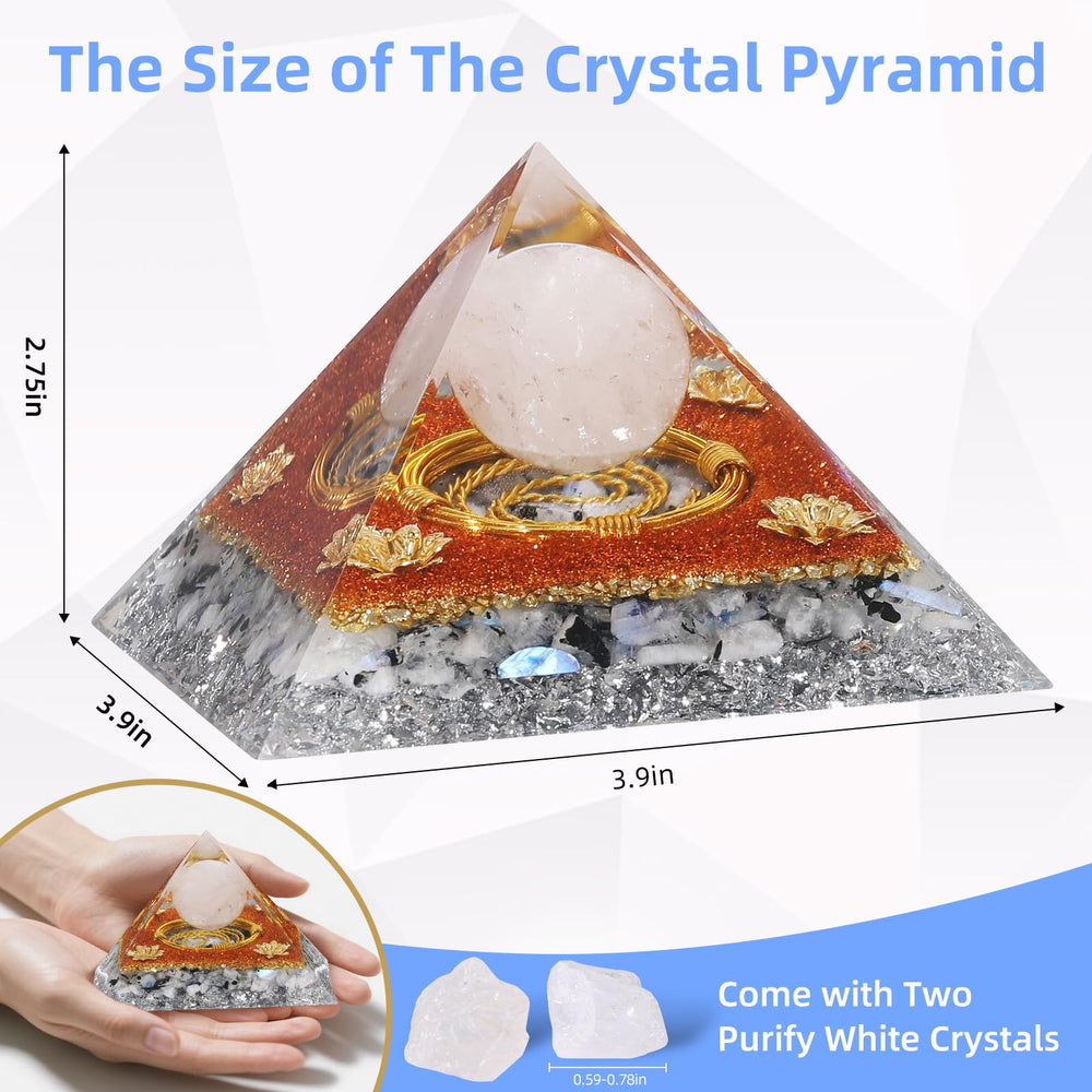 Hopeseed Orgone Pyramid copper accents boost energy flow in a room