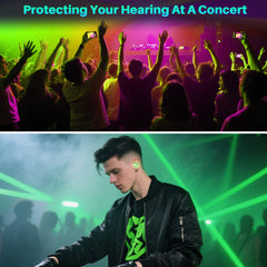 Hopihe ear plugs ideal for concerts, flights, offices, nightlife.