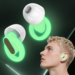 Hopihe Concert Ear Plugs glow in the dark for easy night-time finding.