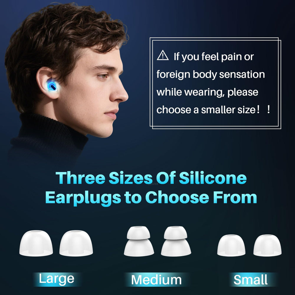 Hopihe multi-size soft ear plugs fit 95% of ear shapes.