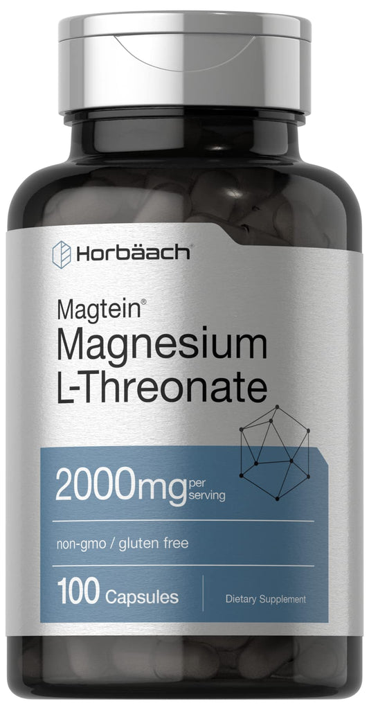 Horbäach Magtein bottle front shows packaging for easy daily magnesium support