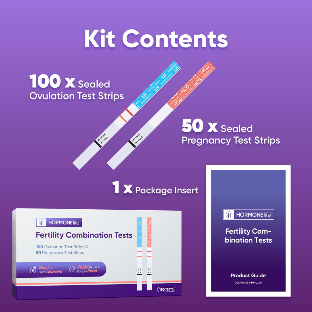 HORMONElife compact testing kit for convenient privacy while testing.