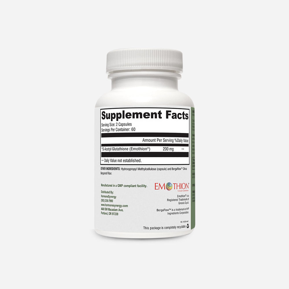 Detox support concept with HormoneSynergy bottle suggests natural detox pathway compatibility.