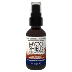 Host Defense MycoShield Throat Spray bottle ready for daily use on the go