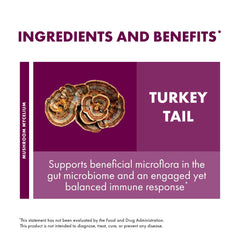 Host Defense Turkey Tail farm-mushrooms source emphasizing natural and sustainable production.