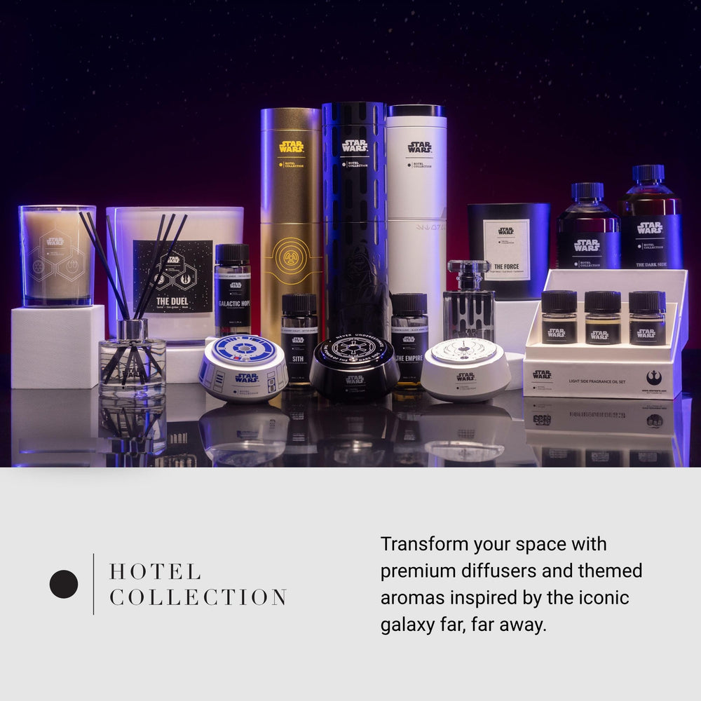 Hotel Collections Luxury fragrance oils suit bedrooms and offices.