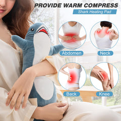 HOTHUGZ shark heating pad powered by USB for on the go warmth