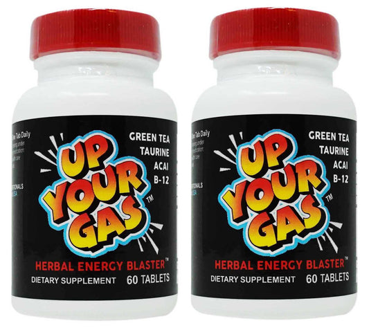 House of David Gas Energy Blaster tablets bottle front for a natural energy boost