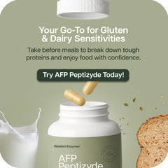 USA-made badge emphasizes safety and quality for protein digestion.