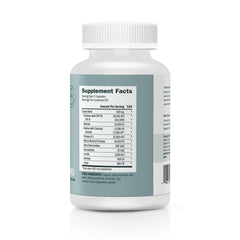 Houston Enzymes TriEnza bottle side view showing compact packaging.