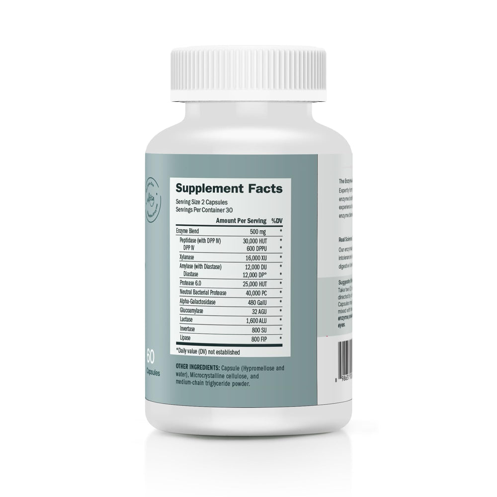 TriEnza capsules close-up showing protein, carb, fat coverage