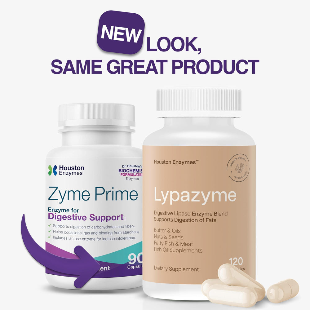 Fiber digestion support from Zyme Prime as you add more fiber to meals