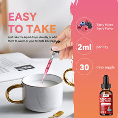 Hovika drops added to water for easy mix and taste.