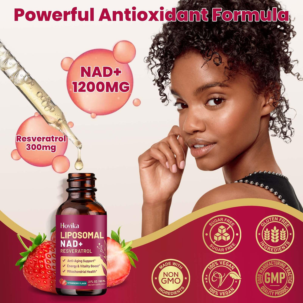Hovika NAD drops support daytime energy and focus routines.