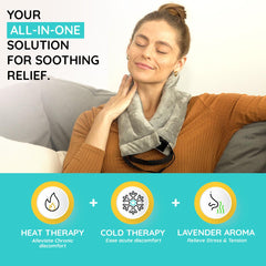 HP Solutions Versa Plus flax and rice core for long heat retention.