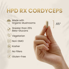 Doctor-formulated HPD Rx bottle reflecting expert-informed science.