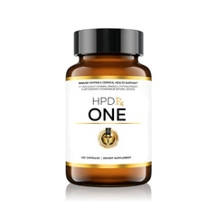 HPD Rx ONE immunity bottle cap with capsules for daily immune support