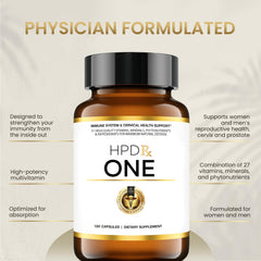 HPD Rx ONE capsules close-up highlighting high-potency immune support