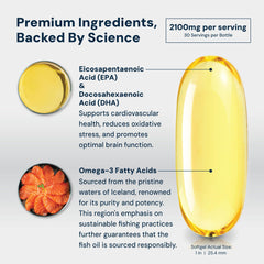 HPN N4 Icelandic Omega-3 label displaying purity and testing