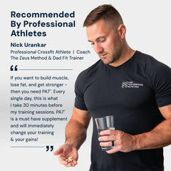 HPN PA(7) athlete-approved NSF badge signals sport-ready supplement.