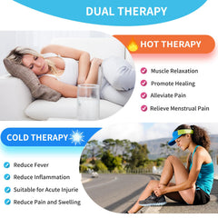 HROOSE ice pack for eyes provides soft, safe cooling for tired eyes.