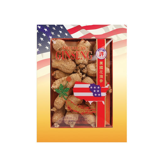 Hsu's American ginseng root with earthy aroma, ideal for tea and cooking.