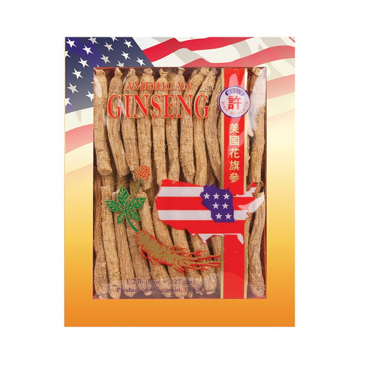 Hsu's American ginseng roots in a Wisconsin box ready for tea or cooking