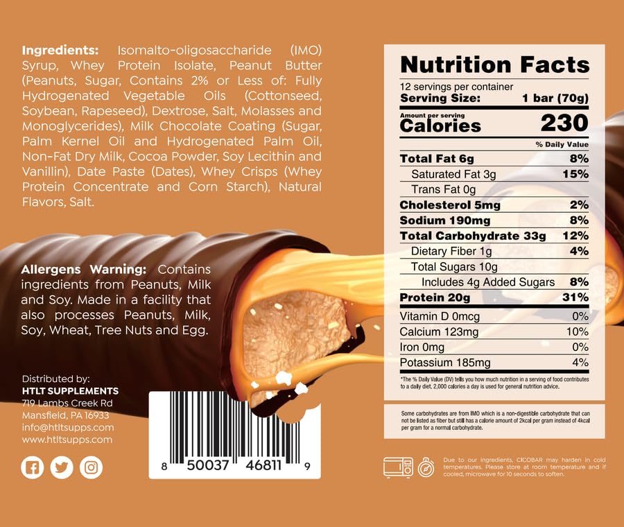 HTLT CICOBAR 20g plant-based protein supports daily protein goals