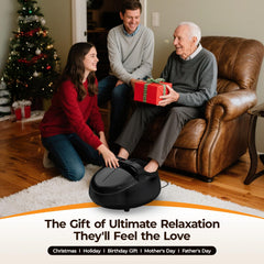 HTM Foot Massager removable washable sleeves simplify cleaning and hygiene.
