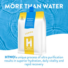 HTWO hydrogen water cap keeps potency with aluminum-lined seal.