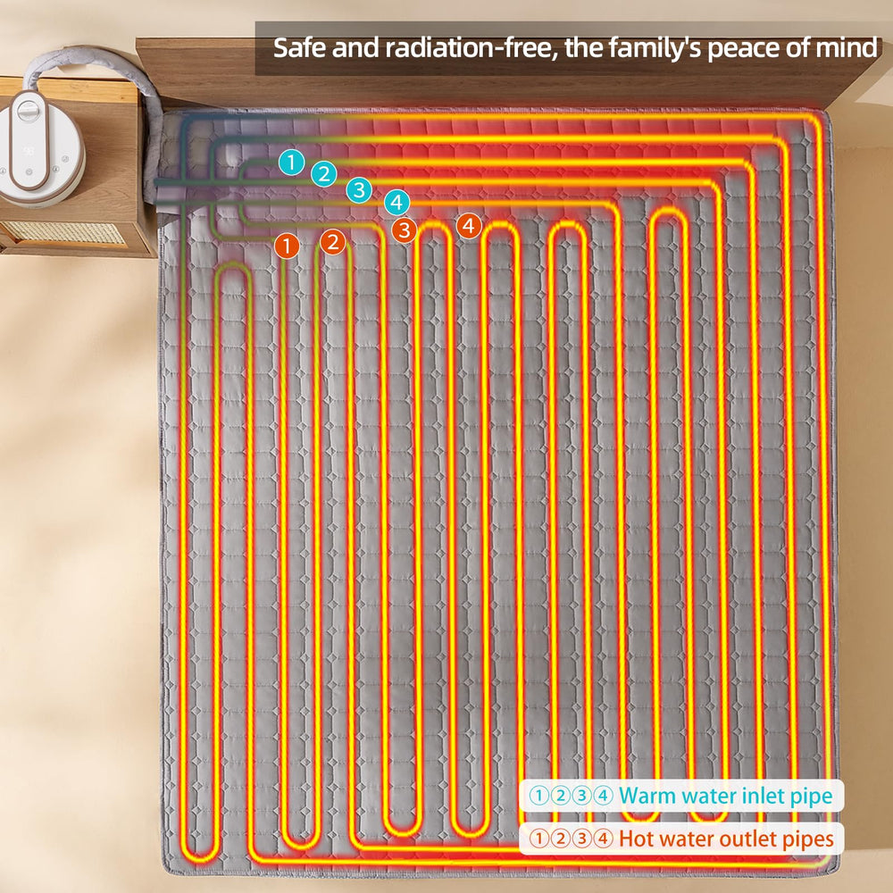 Huadn quiet heat technology runs under 22dB for undisturbed rest.