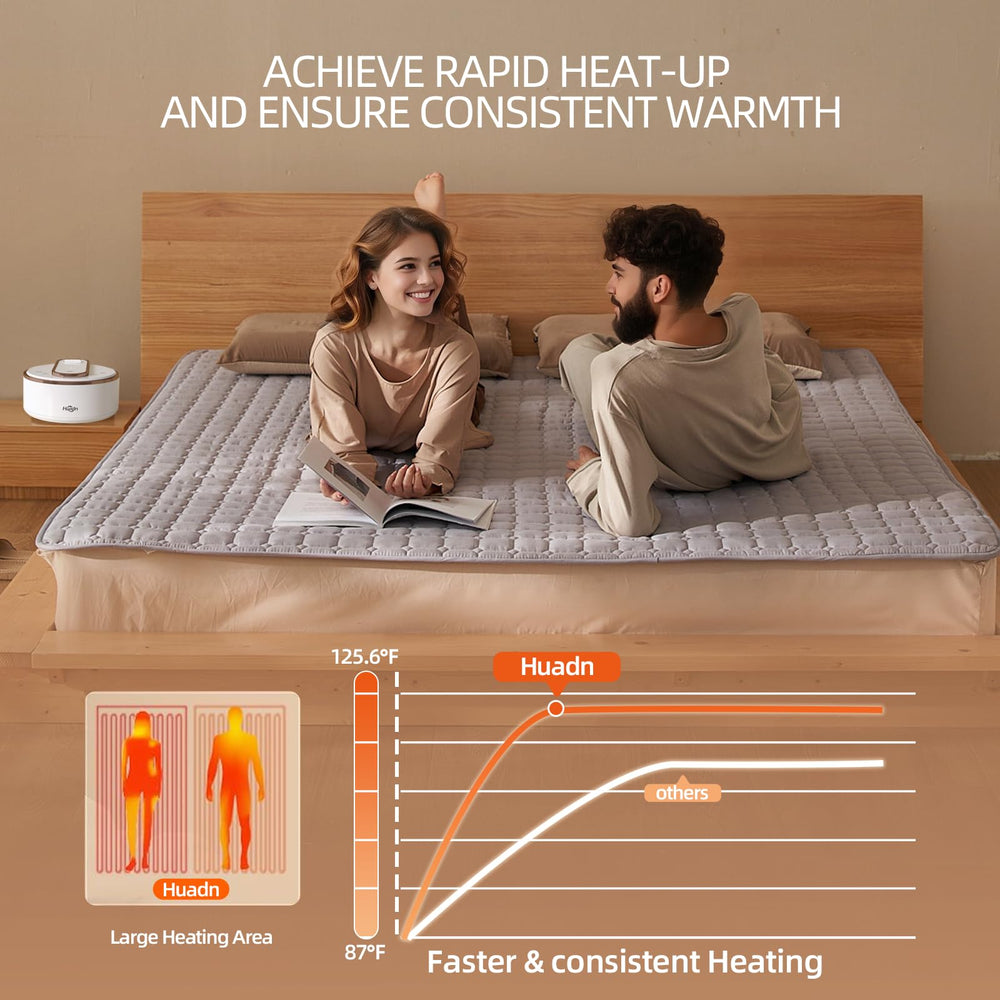 Huadn wire-free warmer with remote offers easy temperature control.