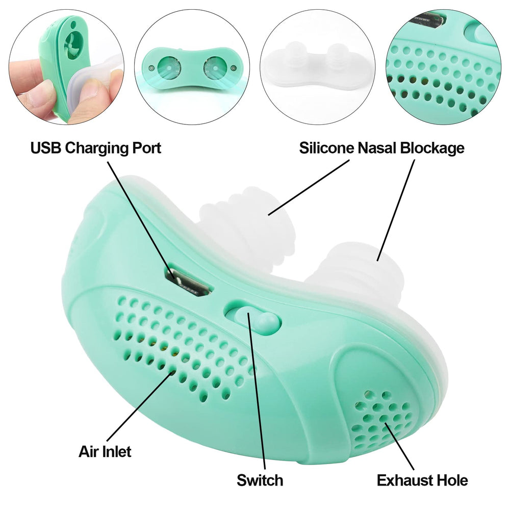 Hualai device fits all nose shapes with mint-green finish for universal comfort.