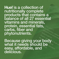 Huel Daily Greens shake served with breakfast to boost mornings