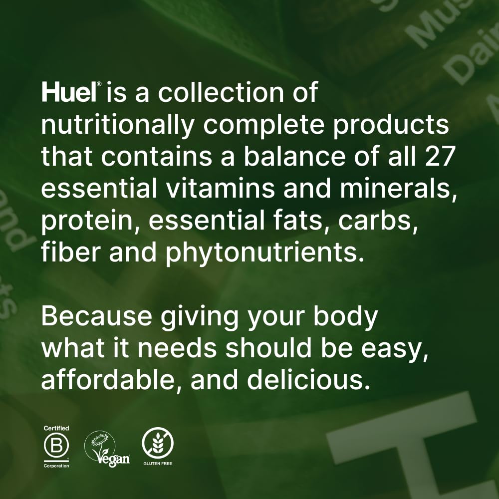 Huel Daily Greens Peach Passionfruit spoon reveals convenient daily routine.
