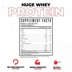 Huge Whey cup with raspberry shake demonstrates flavorful energy after training