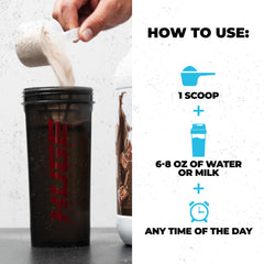Huge Whey no-clumps shake showcases smooth texture and reliable mixability