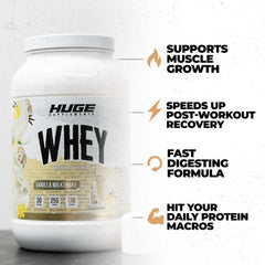 Huge Whey shaker with powder mixing into liquid for smooth post-workout shake