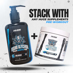 Huge Supplements Liquid Glycerol unflavored formula blends with pre-workouts.