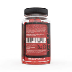Huge Supplements Vital ingredient mix shows hawthorn, garlic, and CoQ10 for balanced daily routine.