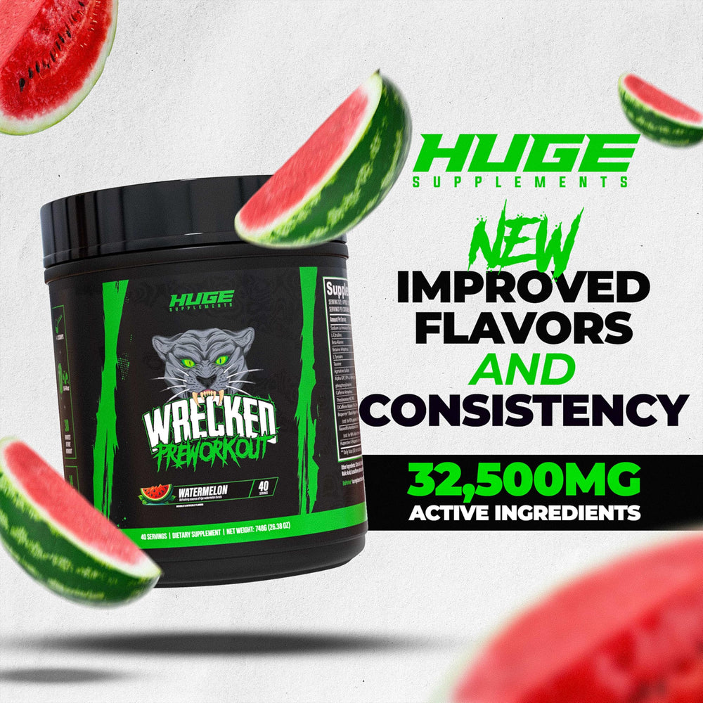 Huge Supplements Wrecked biceps-in-workout show potential energy and pump.