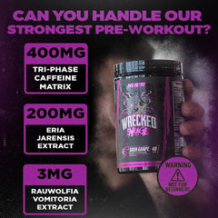 Huge Supplements Wrecked Enraged training scene conveys laser focus